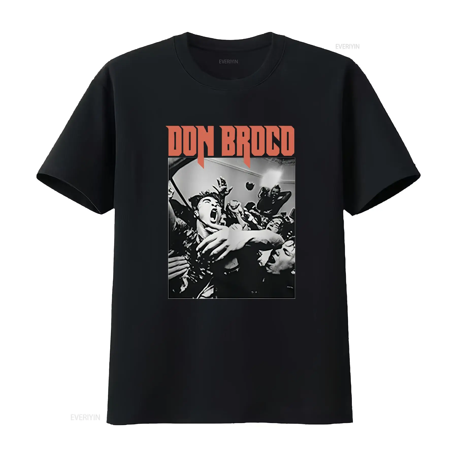 Vintage Fashion Houses - ドン・ブロコ英国ロックバンドハウスパーティーTシャツS 2XLヴィンテージウォッシュ加工通気性快適ストレッチファッションデザイナー服