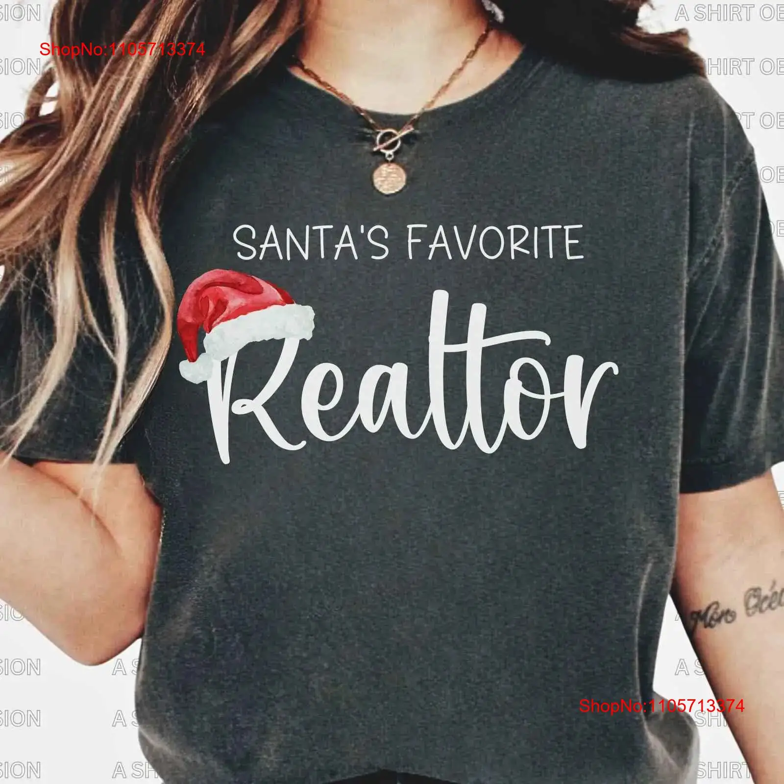 Vintage Fashion Market - 不動産業者向けクリスマスTシャツ 不動産業者向けマーケティング ホリデー クロージング ヴィンテージ ウォッシュ加工