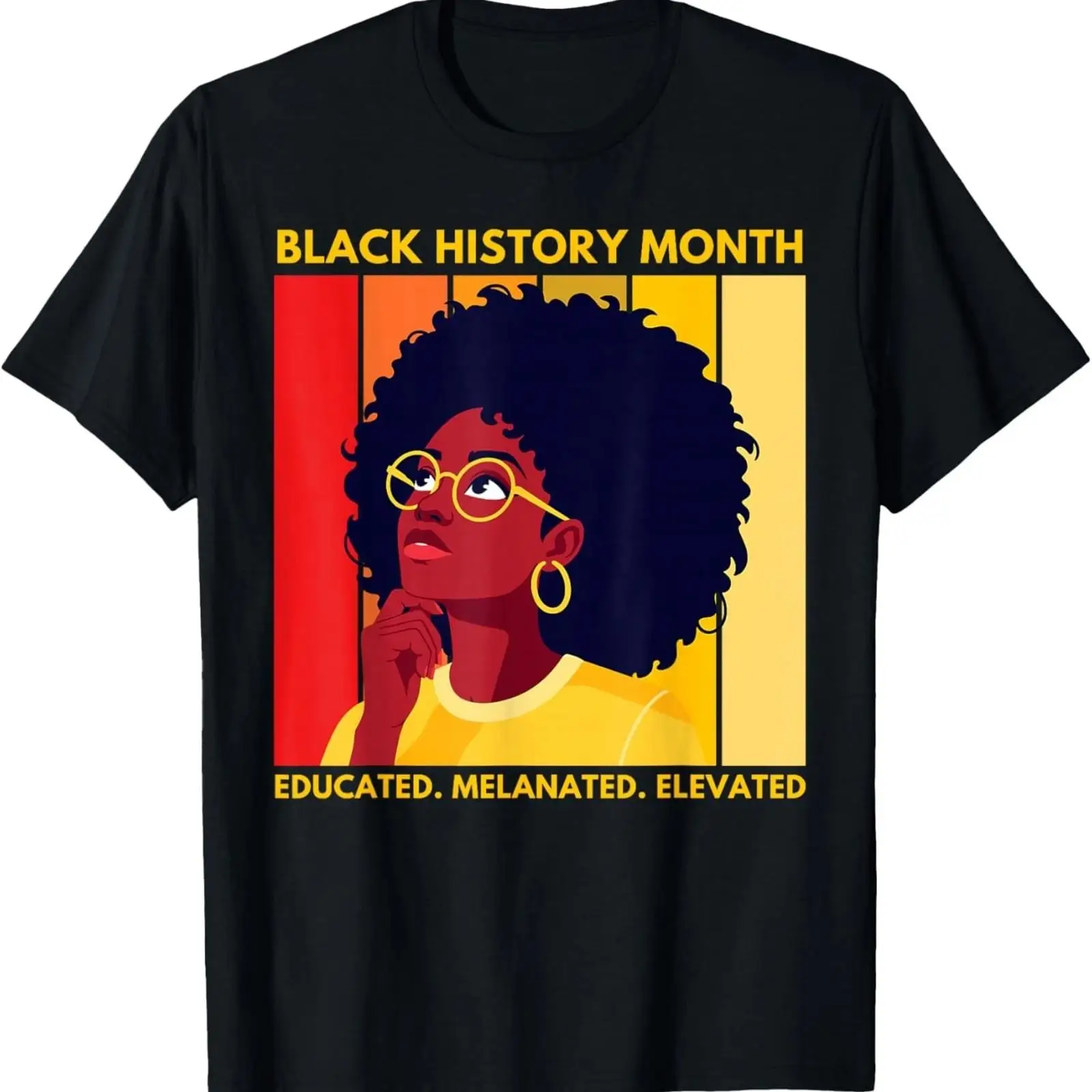 Vintage Fashion History - 黒人歴史月間 アフリカ系アメリカ人 Tシャツ ユニセックス ヴィンテージ ウォッシュ加工