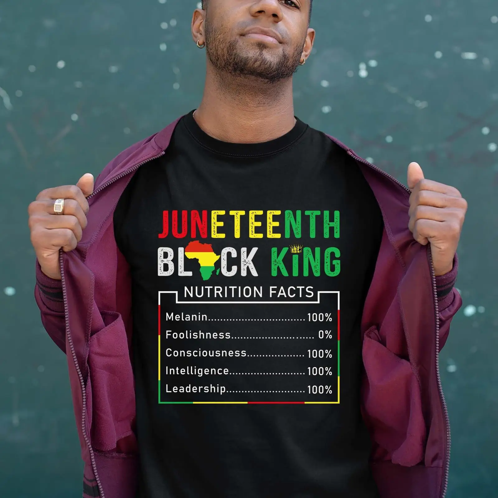 Vintage Fashion History - Juneteenth ブラック キング T シャツ ヒストリー