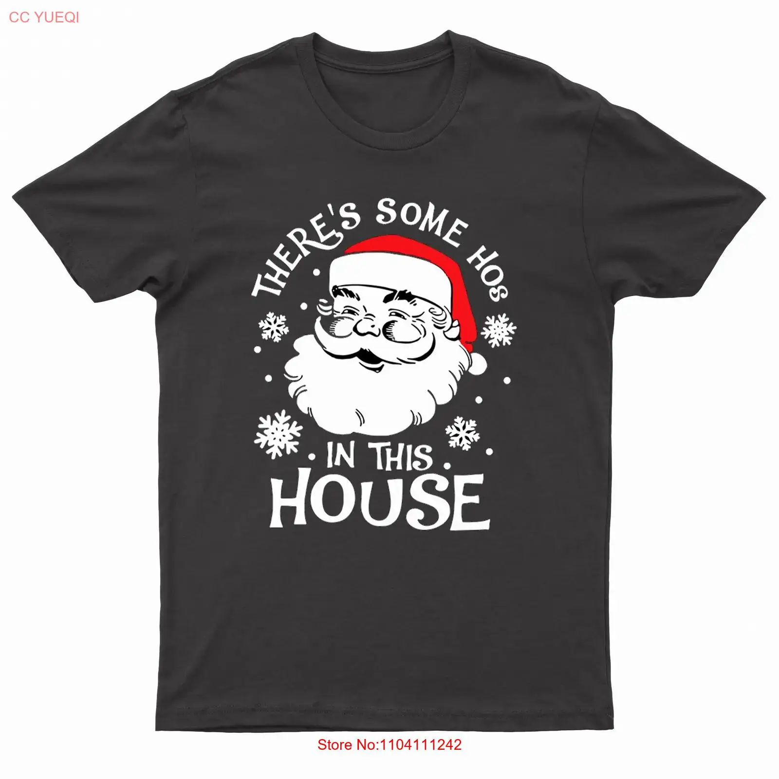 Vintage Fashion Houses - メンズ クリスマス サンタクロース ノベルティ 面白い Tシャツ