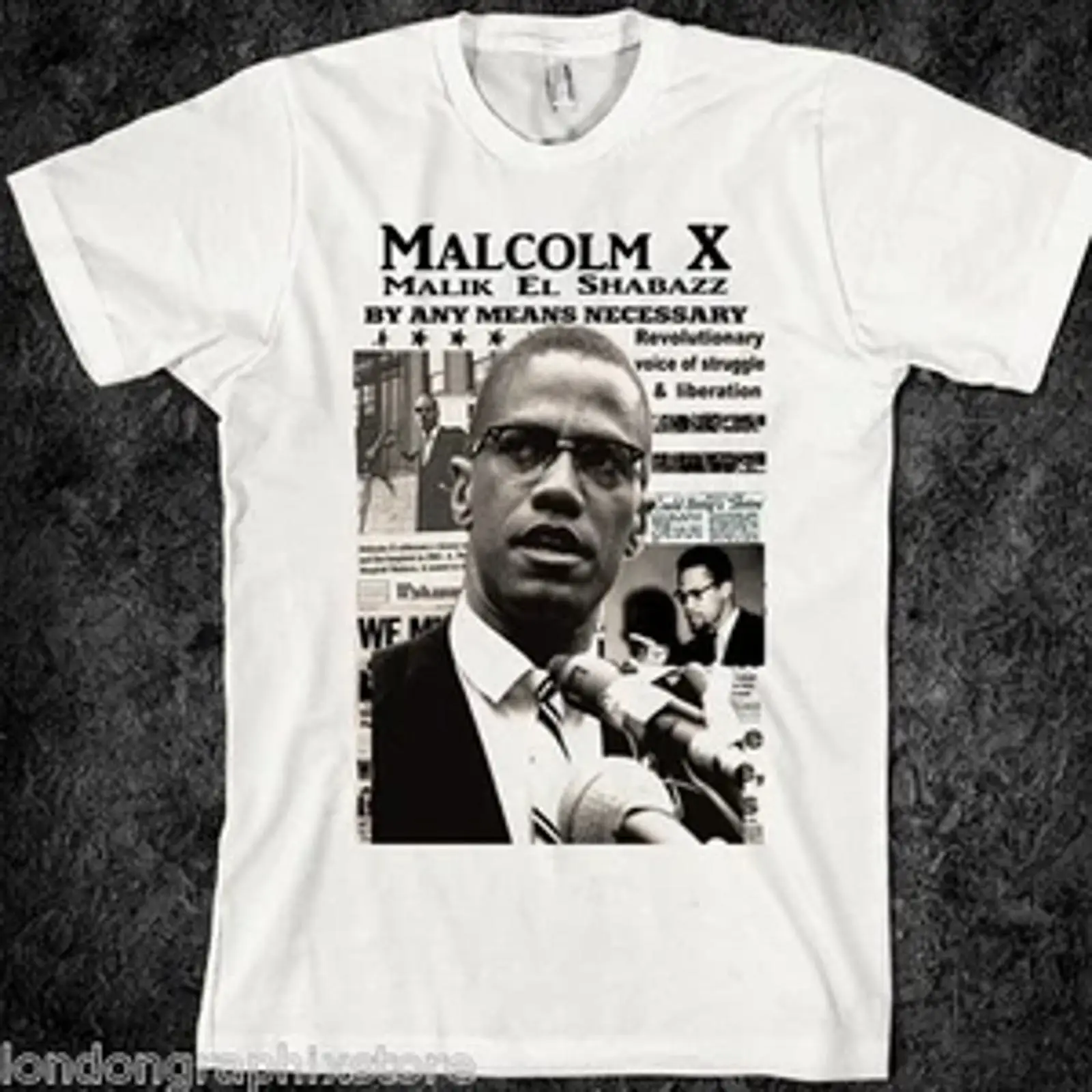 マルコム X Tシャツ ブラック ヒストリー リブス マター - Vintage Fashion History のレビューと価格