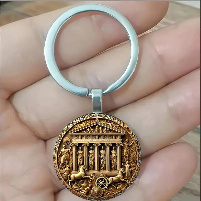 古代ギリシャ神話の円形ギリシャ寺院キーホルダー、ヴィンテージ - Vintage Fashion History のレビューと価格