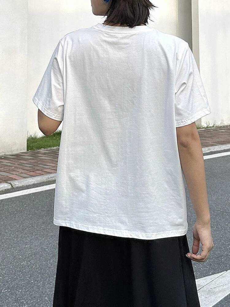 ドット女性白プリント 3d リボンビッグサイズ Tシャツ新し - Vintage Fashion Build のレビューと価格
