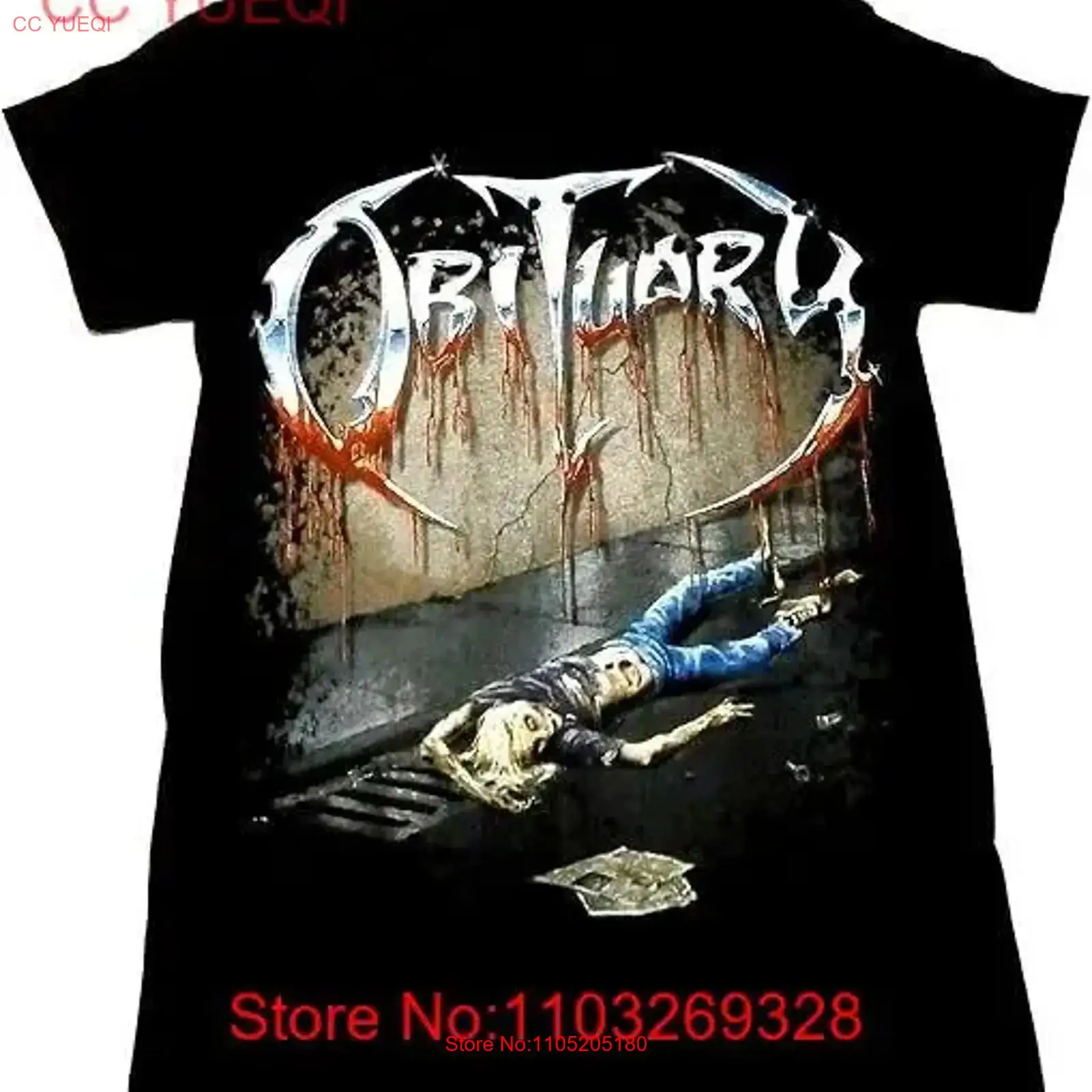 Vtg OBITUARY バンド T シャツ 大人サイズ S - Vintage Fashion Obituaries のレビューと価格