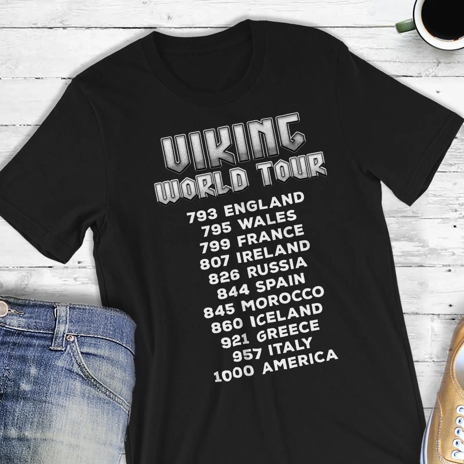 バイキングワールドツアー Tシャツ 北欧神話 スカンジナビア - Vintage Fashion History のレビューと価格