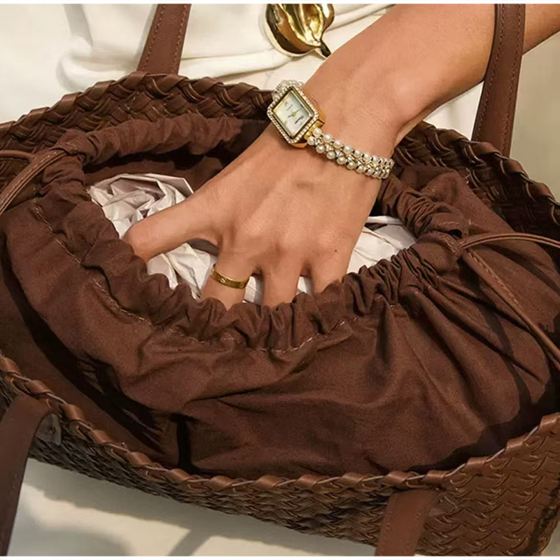 中空織りクロスボディショルダーバッグ、女性用ロープノットショ - Vintage Fashion Market のレビューと価格