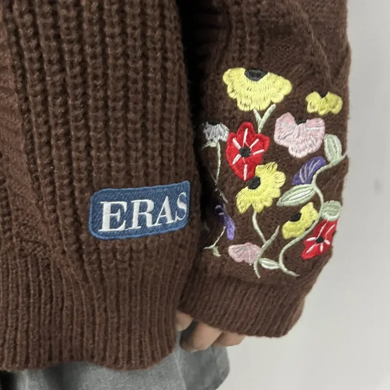 時代-女性のニットフラワー刺繍カーディガン、プラスサイズのセ - Vintage Fashion Eras のレビューと価格