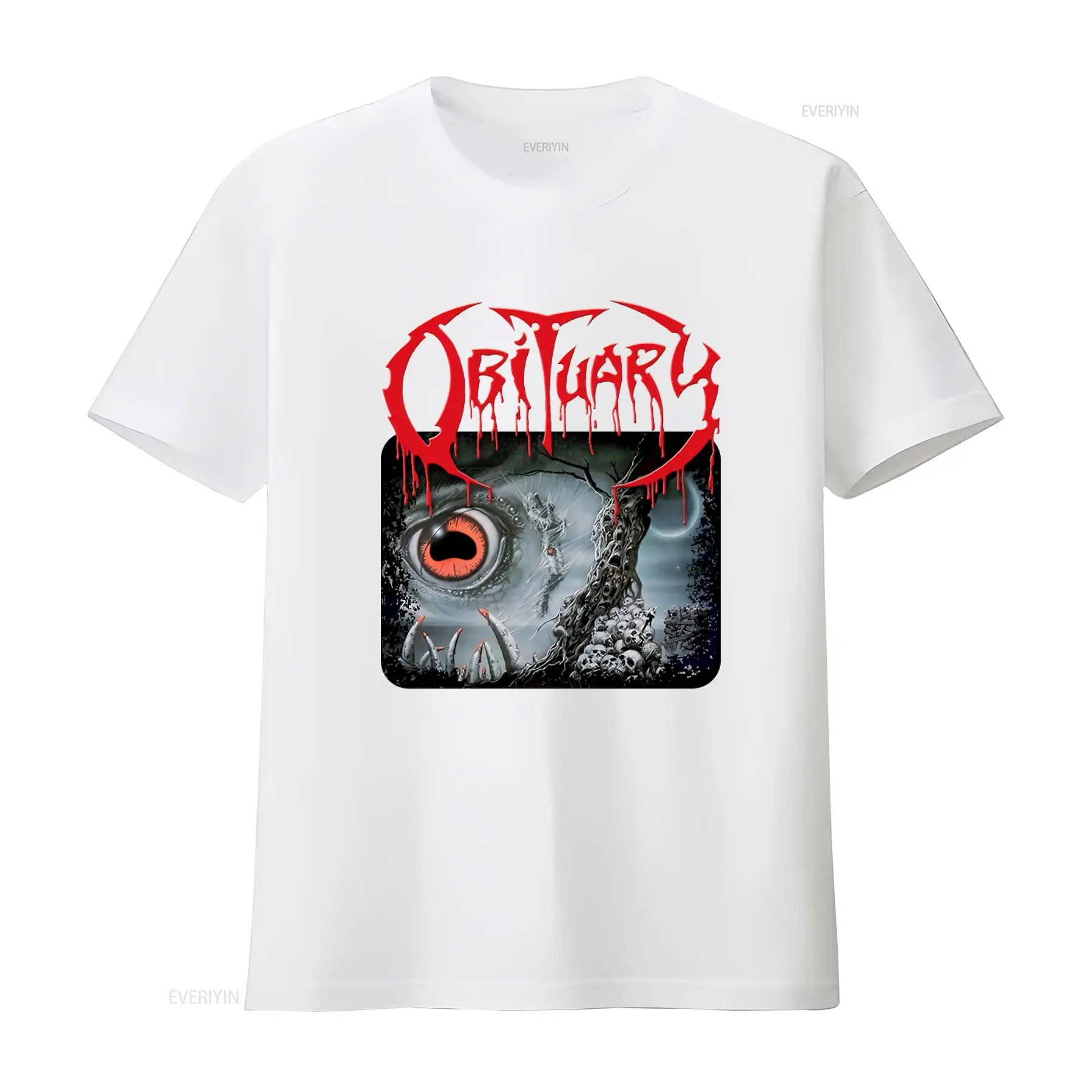 死亡原因が記載されたゴシックホラープリント大人用Tシャツヴィ - Vintage Fashion Obituaries のレビューと価格