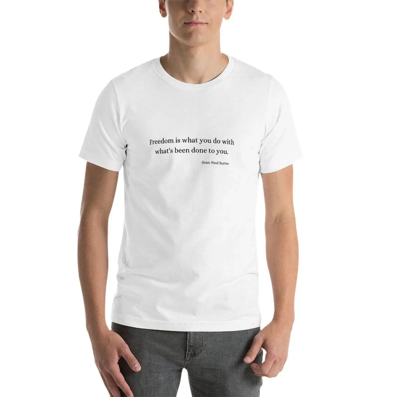 歴史 哲学 引用句: ジャン＝ポール・サルトル Tシャツ メ - Vintage Fashion History のレビューと価格